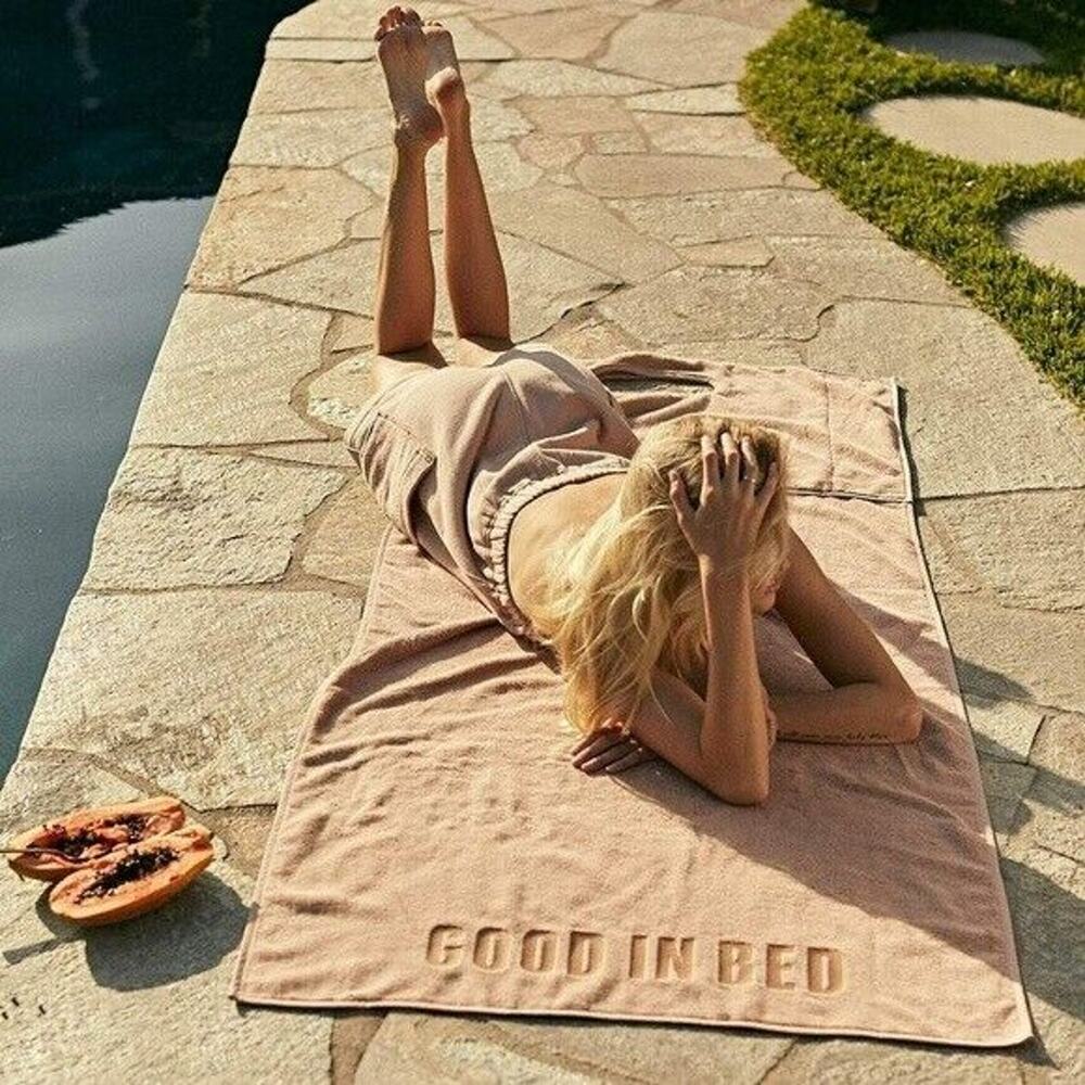 Lunya Cotton Terry Convertible Towel Bag - Otium Tan